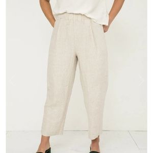 Elizabeth Suzann Linen Andy Pants in Flax